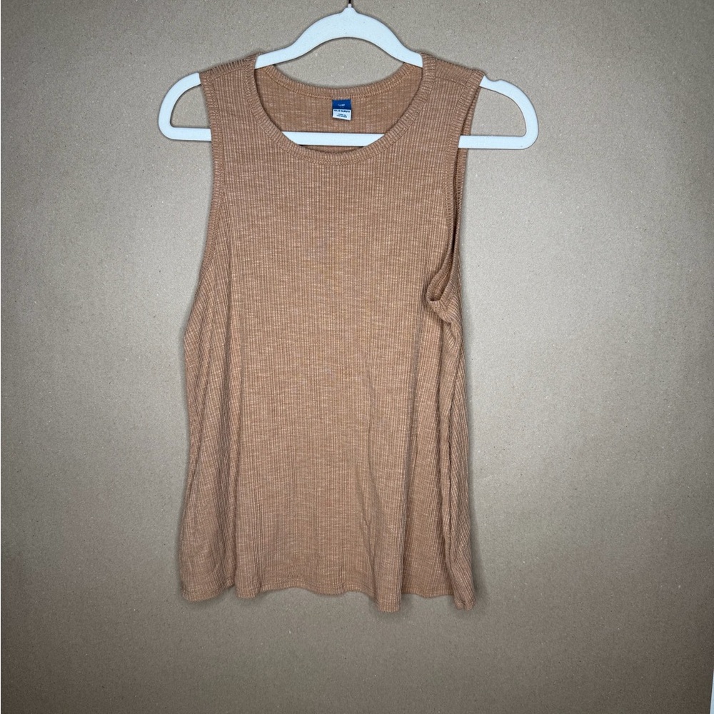 Old Navy Ribbed Tan Tank Top